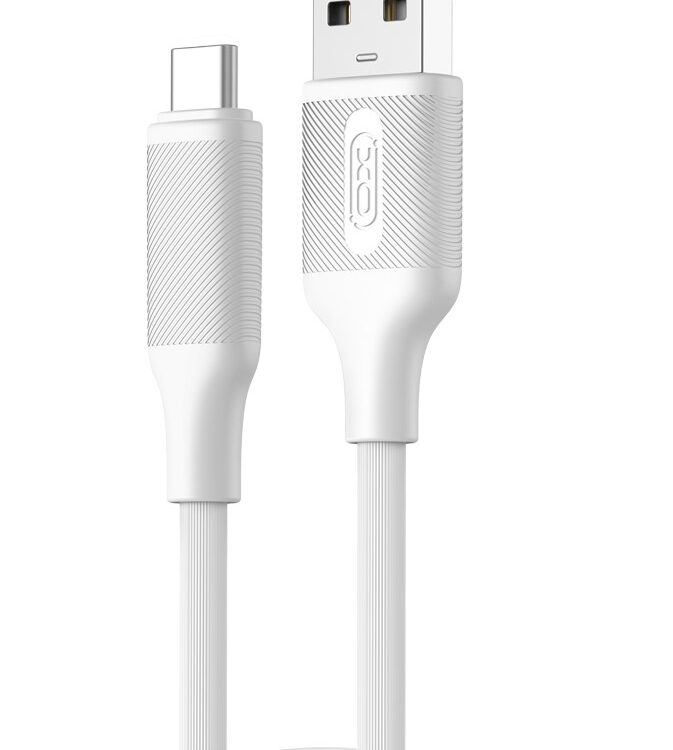 XO NB265 Μινιμαλιστικό Καλώδιο Type-C Λευκό