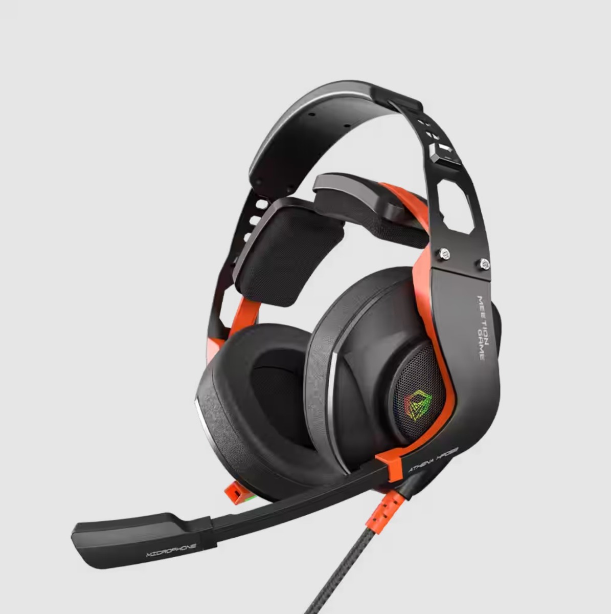 MEETION MT-HP099 Ακουστικά Gaming με Φωτισμό RGB Μαύρα - Image 3