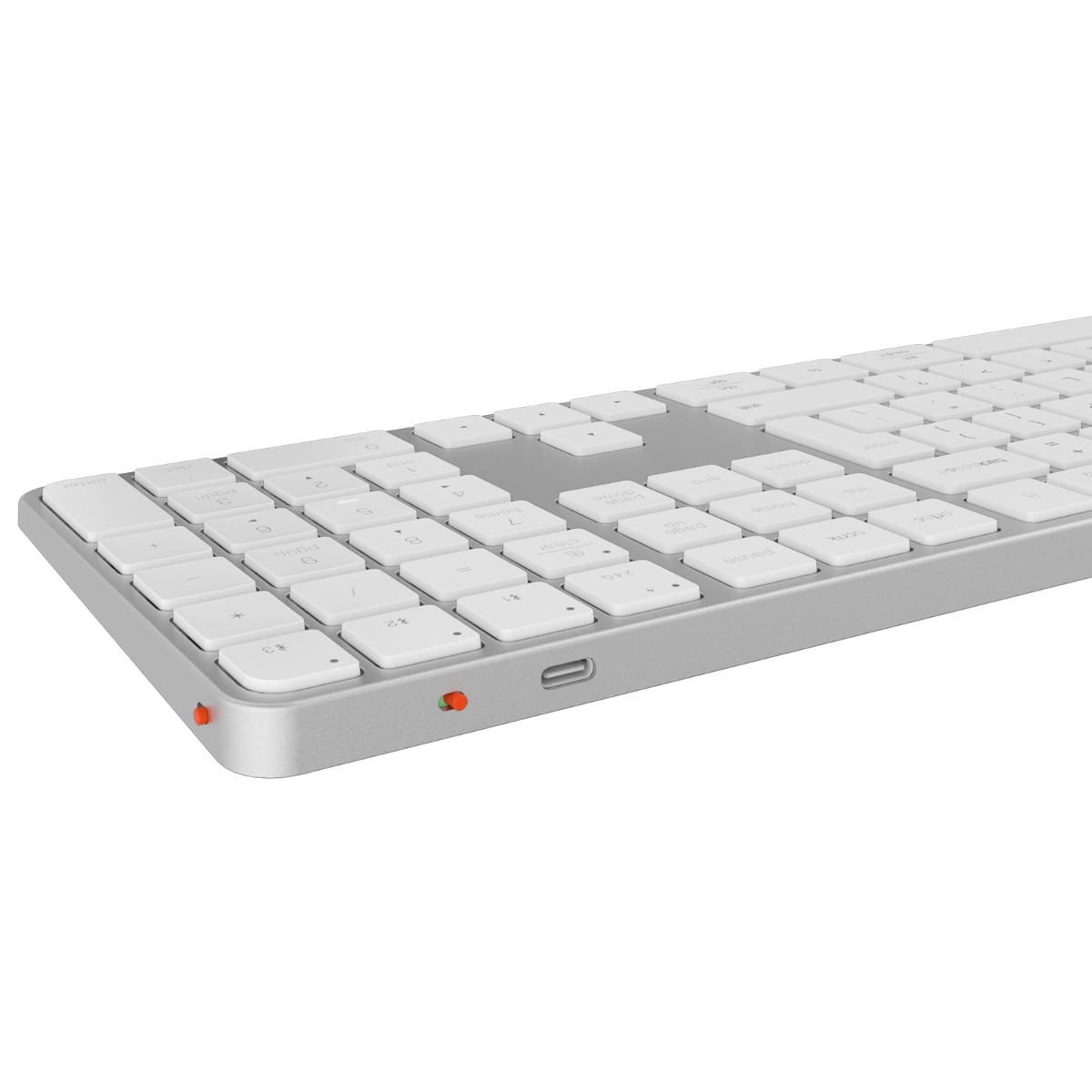 Meetion MT-K230MW 2.4G+Bluetooth Πληκτρολόγιο Λευκό US - Image 7