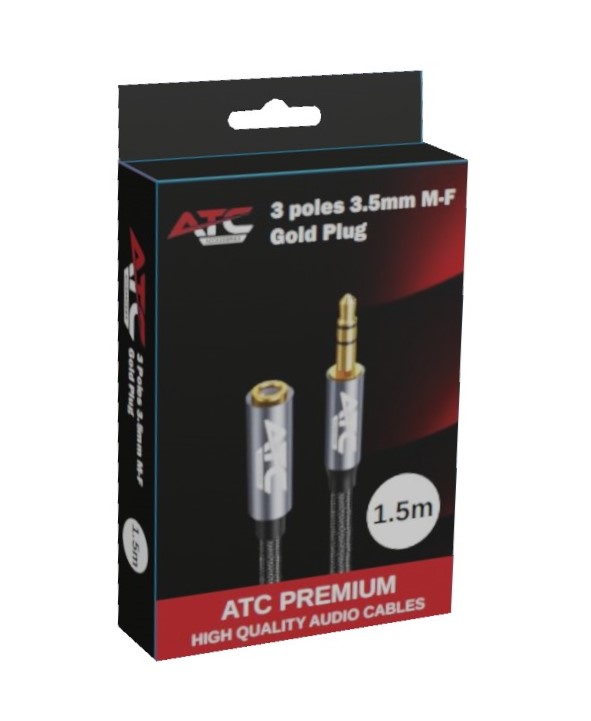 ATC HQ 3.5mm M / F Cable 1.5m - Image 3