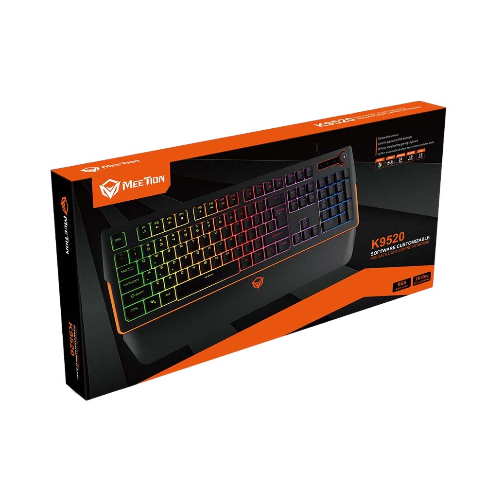 Meetion MT-K9520 Φωτιζόμενο Gaming Πληκτρολόγιο / US - Image 8
