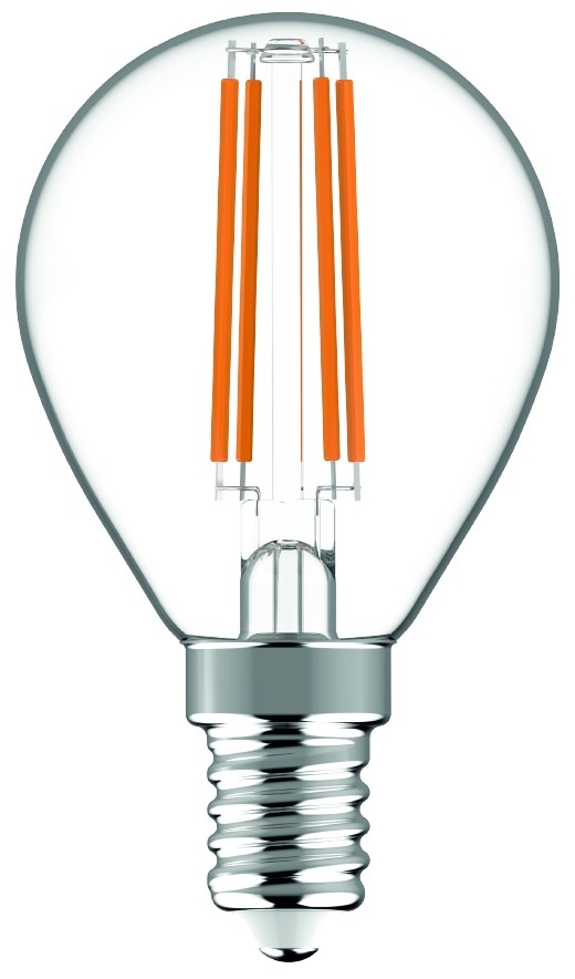 Avide LED Filament Σφαιρική 4.9W E14 Λευκό 4000K Super Υψηλής ...