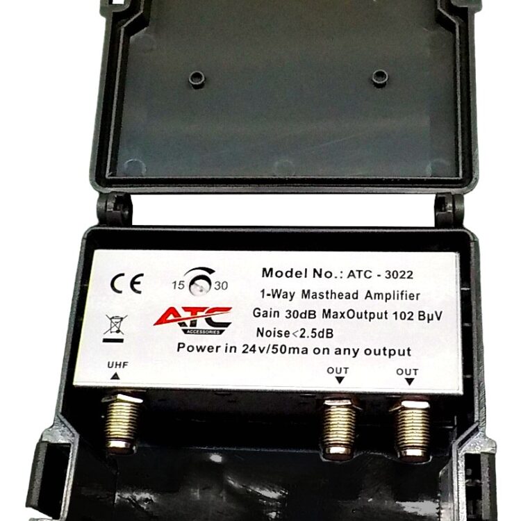 ATC Ενισχυτής Ιστού 30dB ATC-3022 5G LTE700 2 Εξόδων