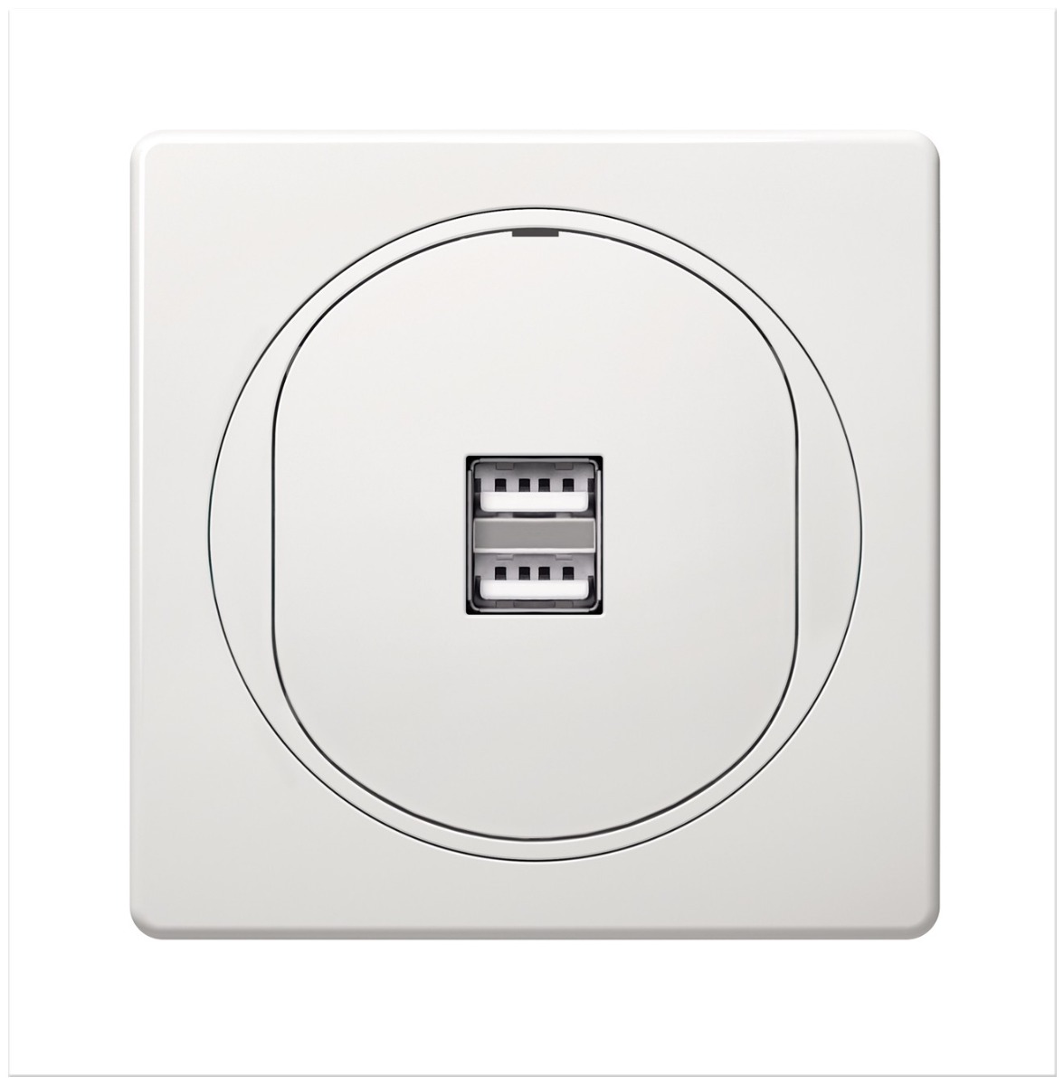 EON 2xUSB charger 2,1A 5V, white