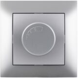 Entac Arnold Recessed wall switch dimmer max.200W Silver