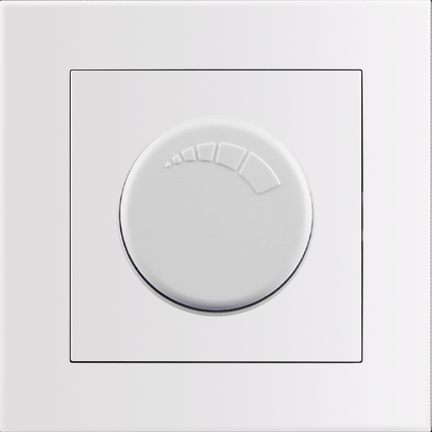 Entac Arnold Recessed wall switch dimmer max.200W White