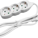 Entac Πολύπριζο 3 Θέσεων Χωρίς Διακόπτη 3x1.5mm 3m