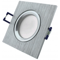 Avide GU10 Πλαίσιο Τετράγωνο Αλουμίνιο