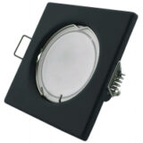 Avide GU10 Πλαίσιο Τετράγωνο Ανθρακί