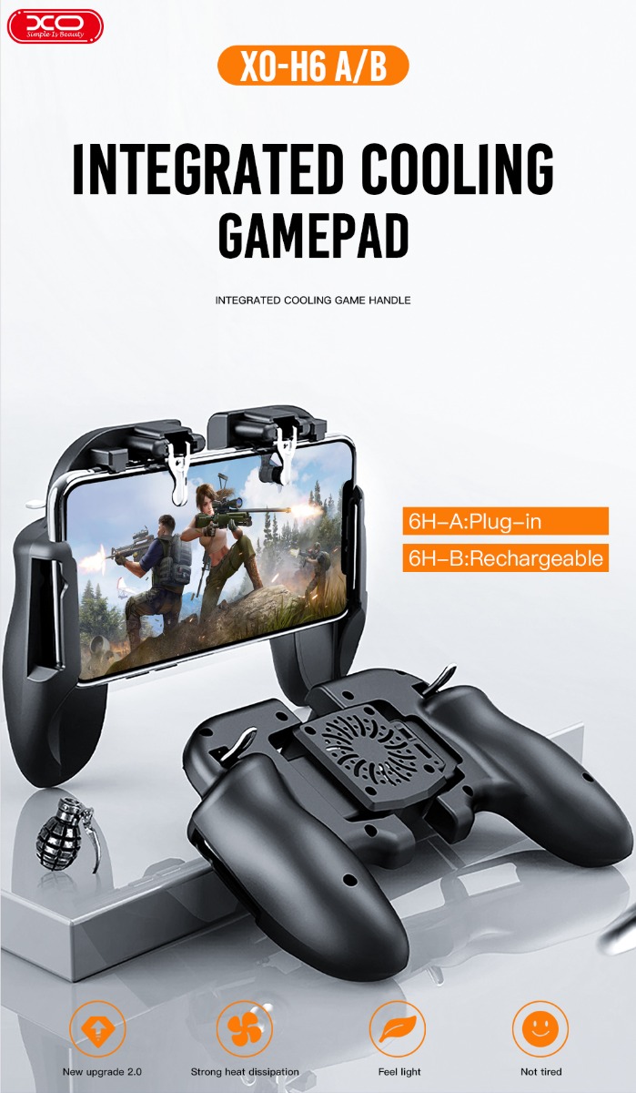 XO-H6B Ασύρματο Gamepad Με Ψύκτρα (με μπαταρία) - Image 5