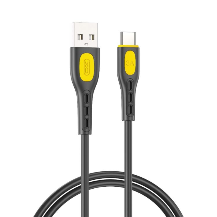 XO NB280 Καλώδιο δεδομένων Type-C 1M 3A Μαύρο