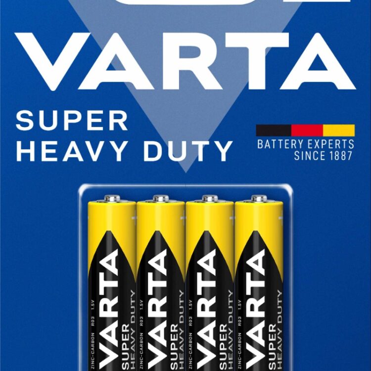 Varta Super Heavy Duty R03 ΑΑΑ (4τμχ)