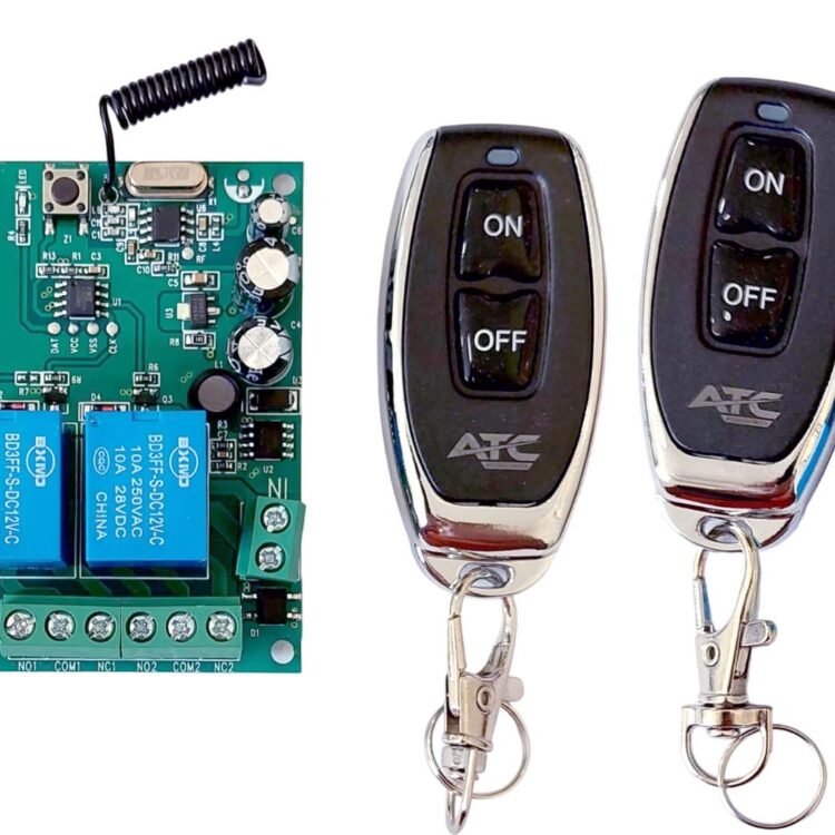 Δικάναλος Δέκτης Εντολών KIT Με 2 Κοντρόλ KG1285V (12V εως 85V)