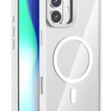 XO K30 iP 16 plus/15 plus 6.7" TPU Ακρυλική Θήκη με Ενσωματομένο Μαγνήτη Λευκό