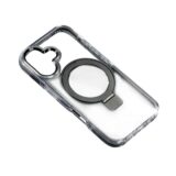 XO K31 iP16 6.1" TPU+Ακρυλική Μαγνητική Θήκη Τηλεφώνου Μαύρο