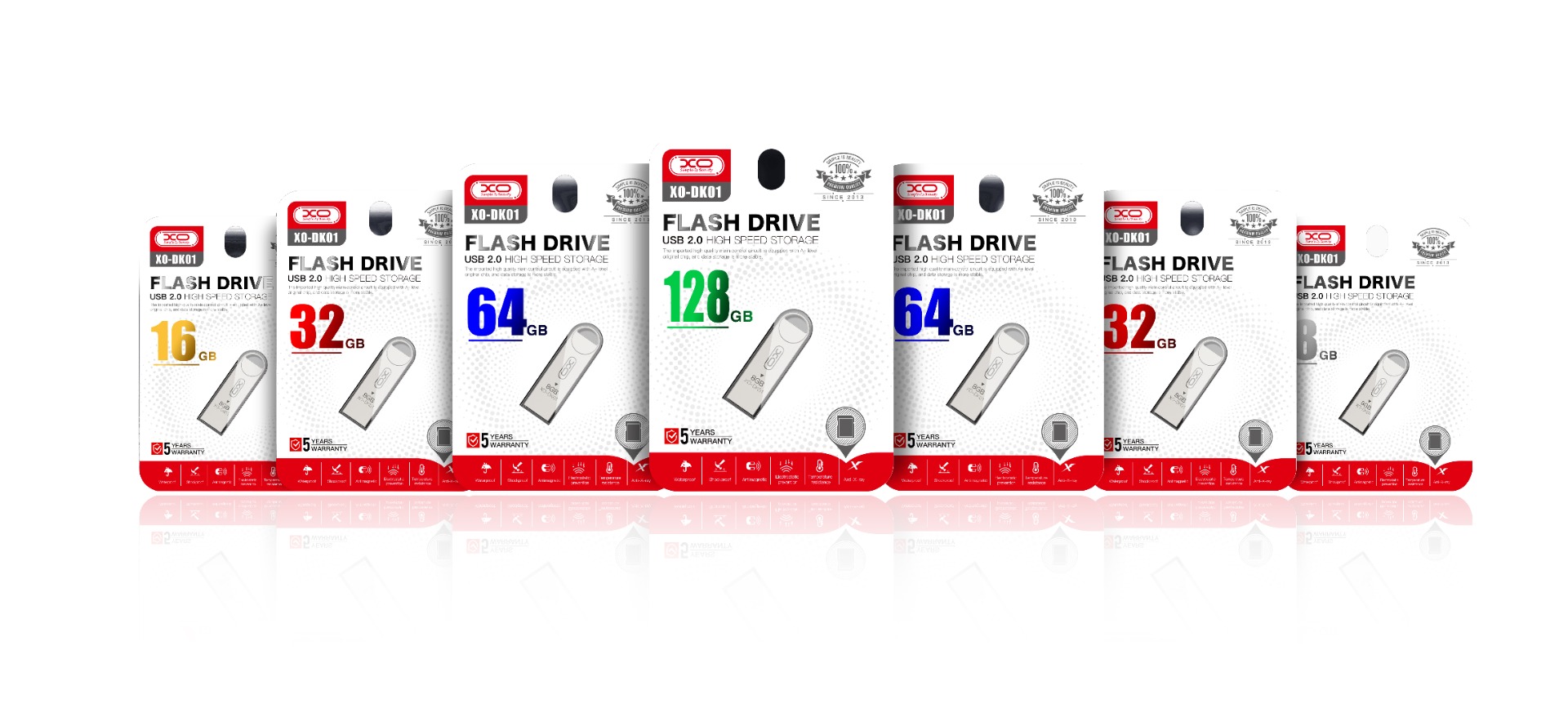 XO DK01 USB2.0 Στικάκι 16GB - Image 2