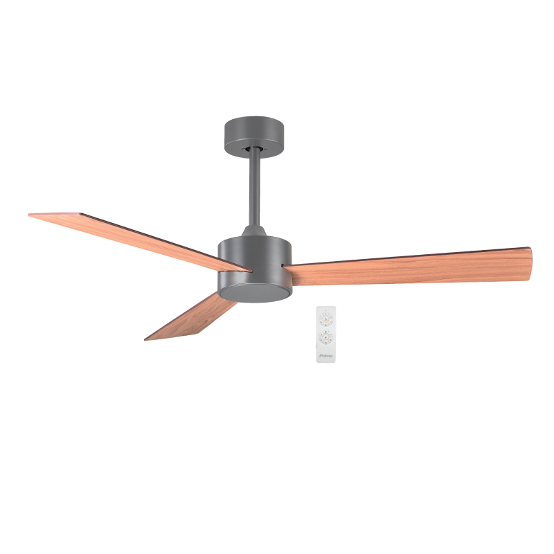 Ανεμιστήρας Οροφής 52'' 132CM PRCF-80619 Primo Γκρι-Καφέ 3Φτερά Με Τηλεχειριστήριο
