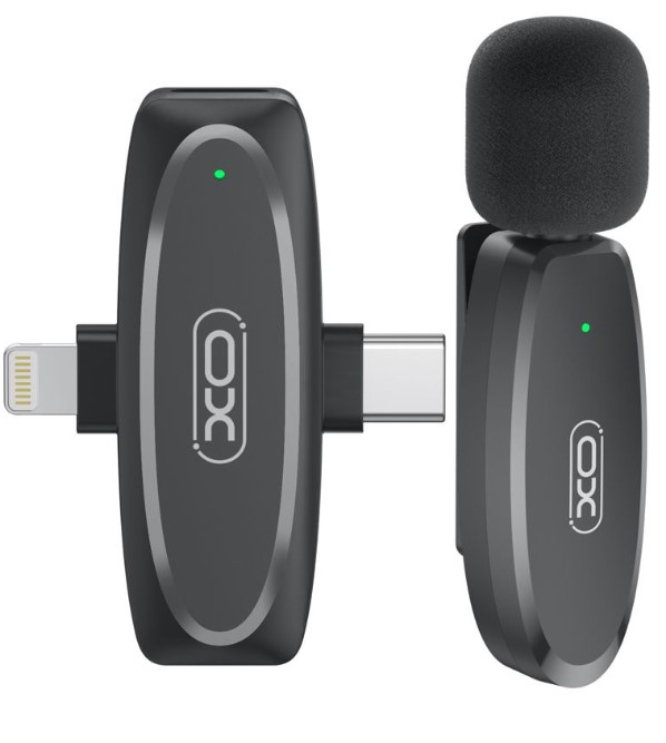 XO MKF10 Type-C+Lightning 2-σε-1 Ασύρματο Μικρόφωνο