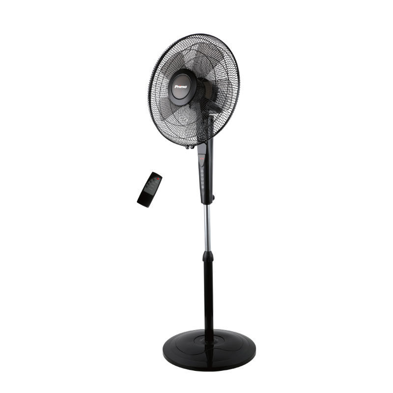 Ανεμιστήρας Ορθοστάτης PRSF-80505 Primo 16'' 40εκ. Με Τηλεχειριστήριο 5Φτερά Μαύρος
