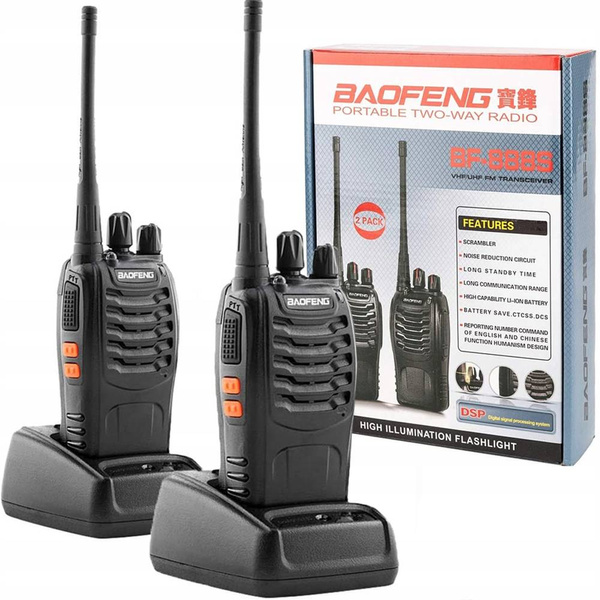 Ασύρματος Πομποδέκτης Baofeng BF-888S UHF / VHF 5W Χωρίς Οθόνη Σετ 2τμχ
