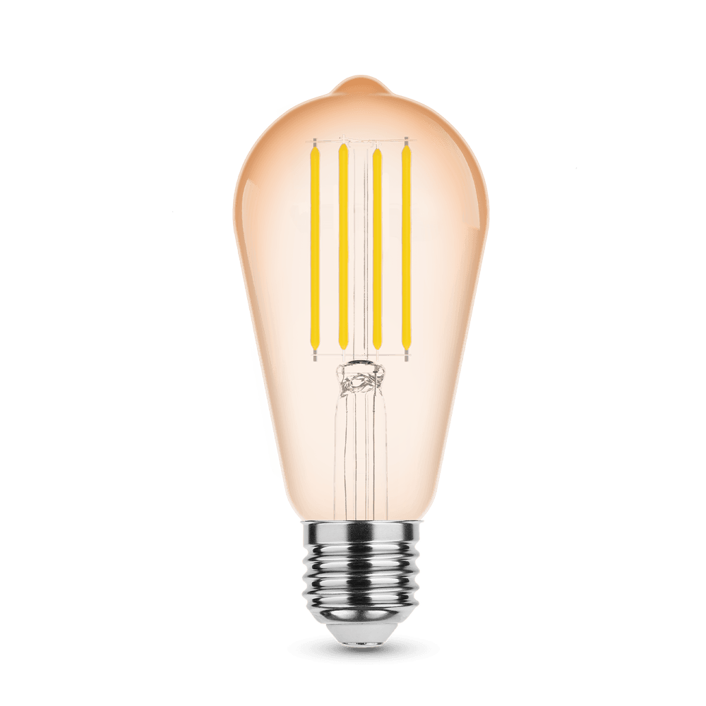 Modee Lighting Λάμπα Filament LED Amber ST58 4W E27 320° 1800K (360 lumen) - Image 2
