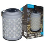 Modee Lighting LED Ηλιακό Φαναράκι LT005W (H26x17x17cm) Λευκό