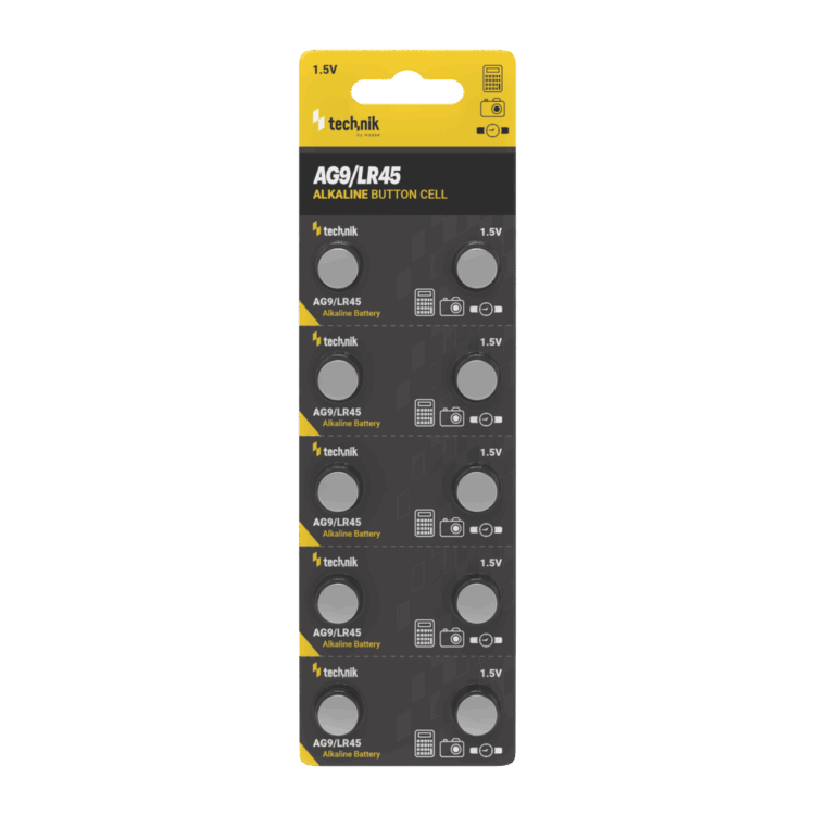 Technik Αλκαλικές Μπαταρίες Κουμπί Platinum AG9 / LR45 / 194 / 394 1.5V B10