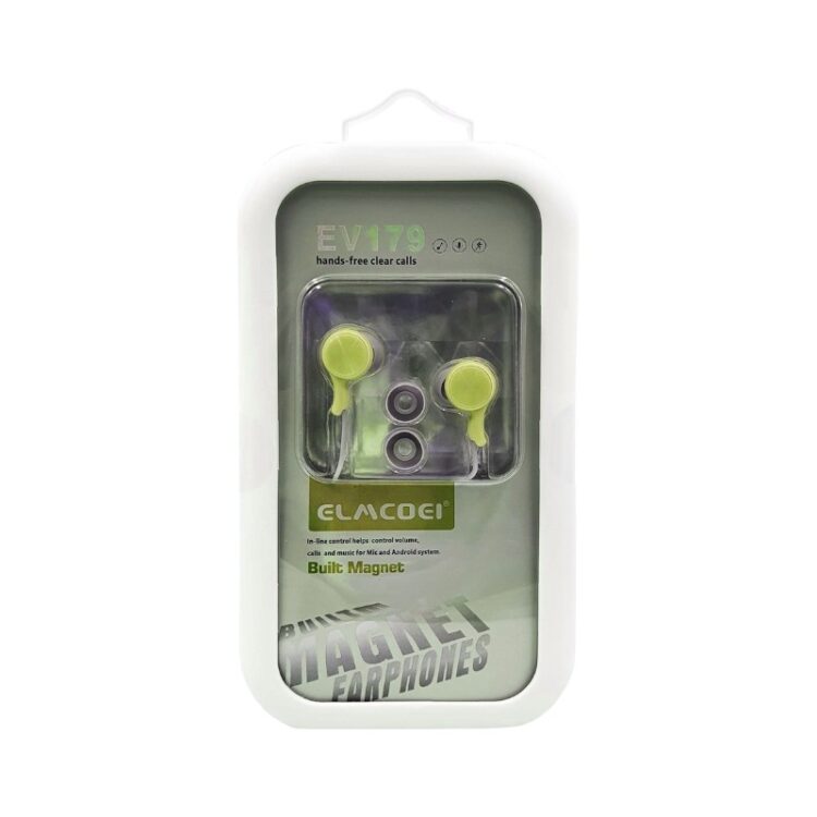 Ενσύρματα ακουστικά - EV-179 - 158145 - Green