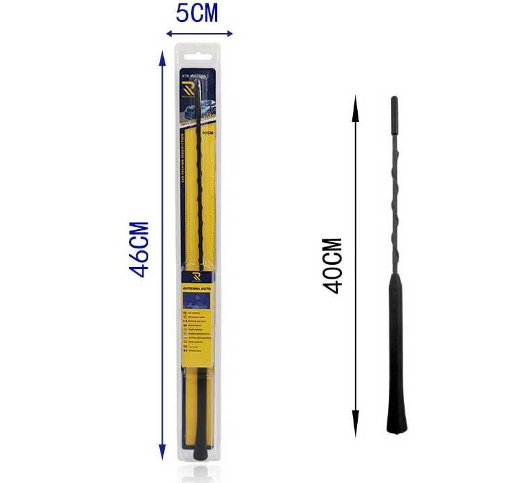 Κεραία οροφής αυτοκινήτου - Βιδωτή - Universal - YJ0288 - 40cm - 572114