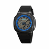 Ψηφιακό/αναλογικό ρολόι χειρός - Skmei - 2091 - Dark Blue/Black screen