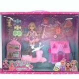 Σετ κούκλα με κατοικίδιο και αξεσουάρ - HX667C-2 - 345420