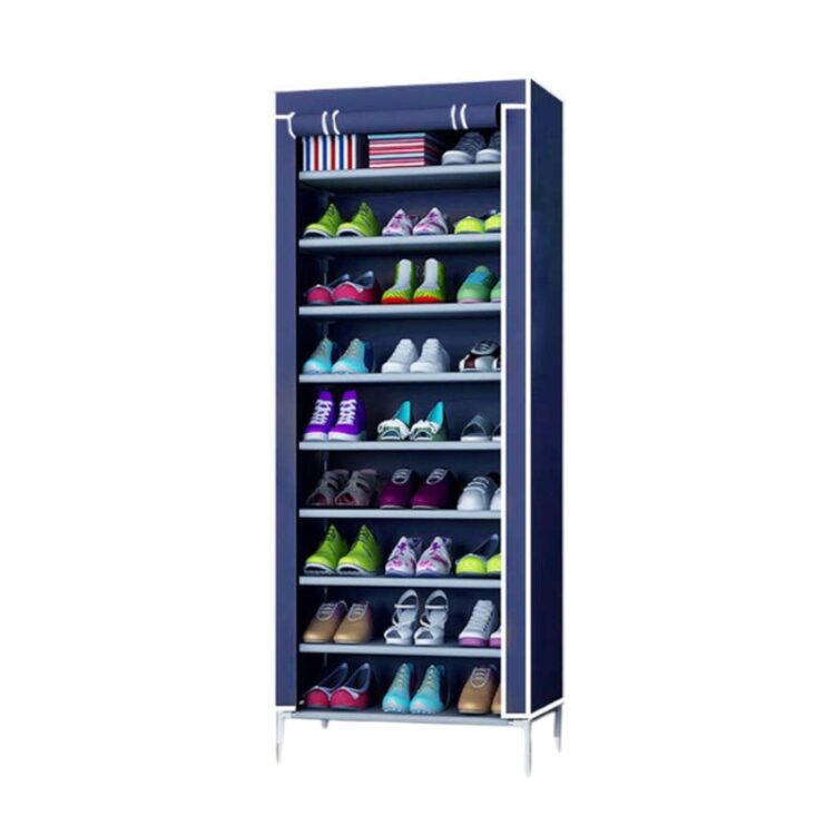 Υφασμάτινη ντουλάπα 9 ραφιών - XG10-9 - 521735 - Blue
