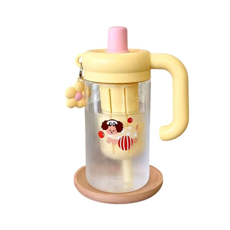 Φορητό παγούρι πλαστικό - 780ml - 616304 - Yellow