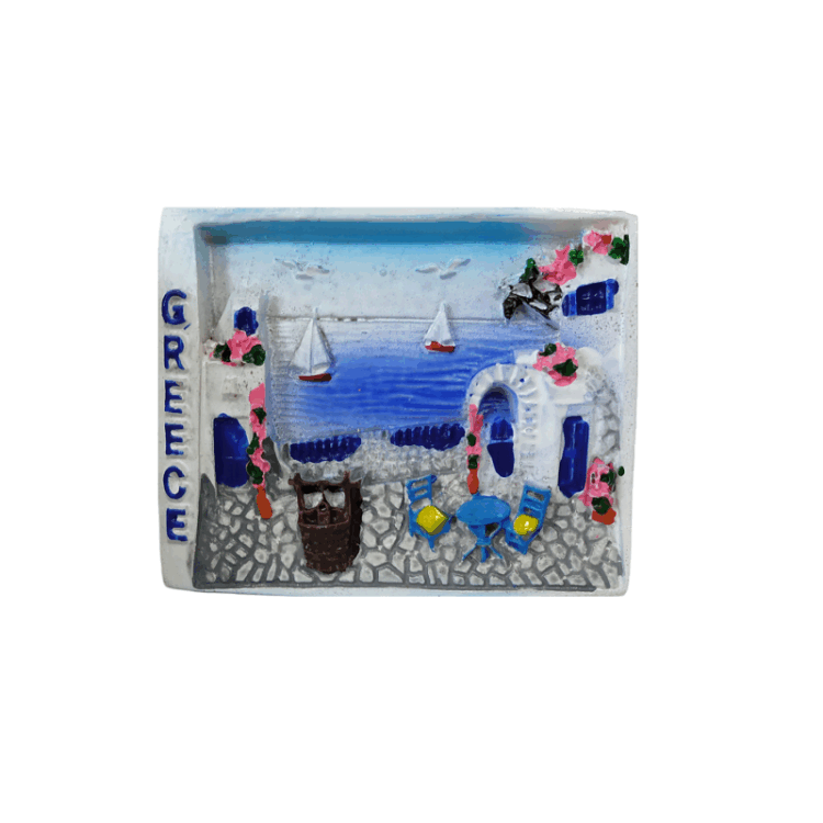 Tουριστικό μαγνητάκι Souvenir - Σετ 12pcs - Greece - 678016