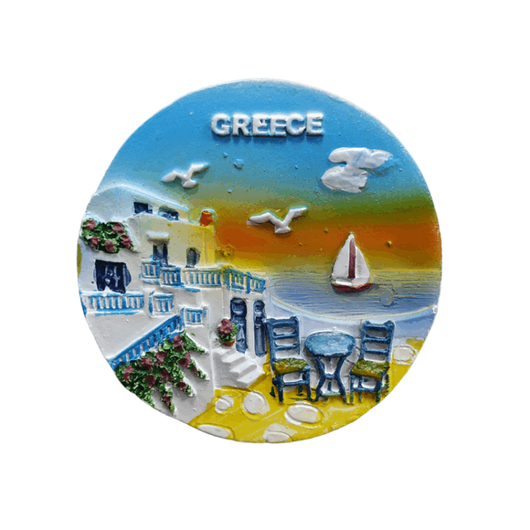 Tουριστικό μαγνητάκι Souvenir - Σετ 12pcs - Greece - 678233