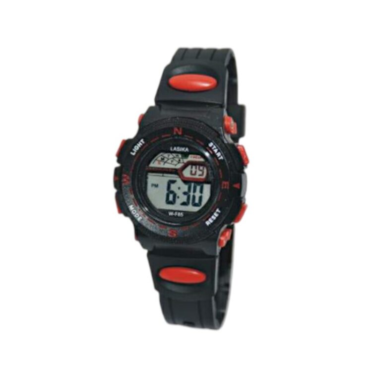 Παιδικό ψηφιακό ρολόι χειρός - WF85 - Lasika - 115147 - Black/Red