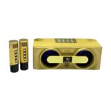 Ασύρματο ηχείο Bluetooth με 2 μικρόφωνα Karaoke - YS-205 - 887226 - Gold