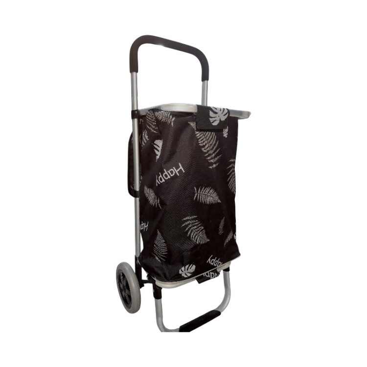 Υφασμάτινο καρότσι λαϊκής - ZZ602 - 981294 - Black