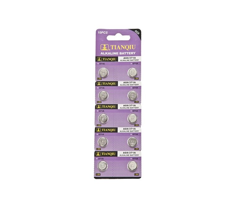 Αλκαλικές μπαταρίες - AG6 - LR920H/371A - 1.5V - 10pcs - 681064