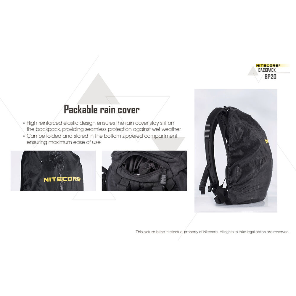 Nitecore Σακίδιο Πλάτης BP20 Μαύρο - Image 8
