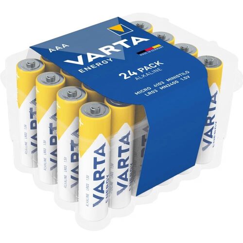 VARTA Energy Αλκαλικές Μπαταρίες AAA 1.5V 24τμχ