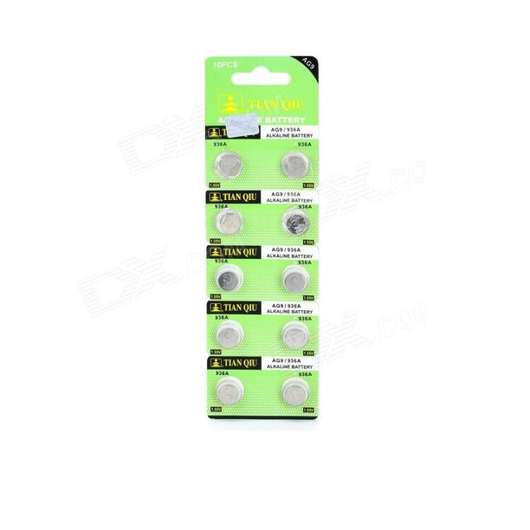 Αλκαλικές μπαταρίες - AG9/936A - 1.55V - 10pcs - 681095