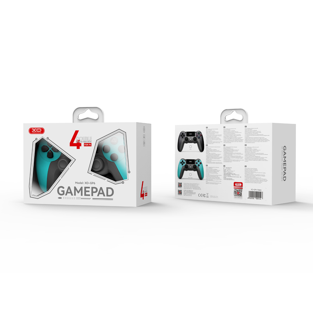 XO-H6B GP6 Bluetooth & Ενσύρματο Χειριστήριο Gaming με 6-Axis Αισθητήρα για PS4 - Image 3