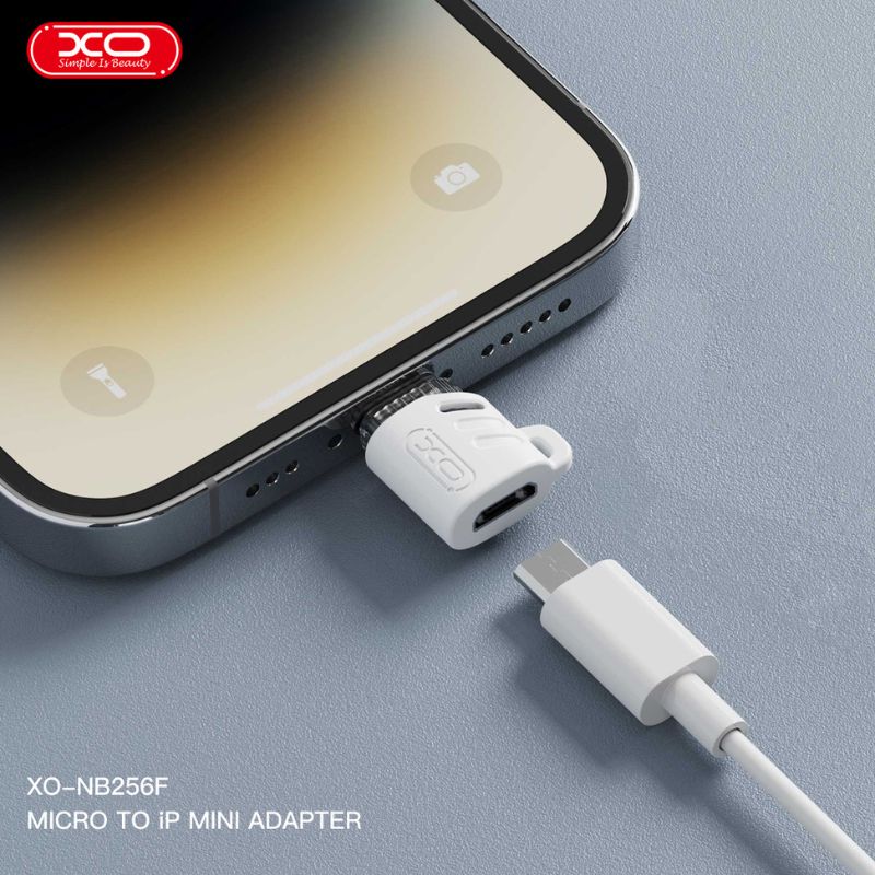 XO NB256F Αντάπτορας Micro Θηλυκό σε Lighting Αρσενικό με Κορδόνι - Image 5