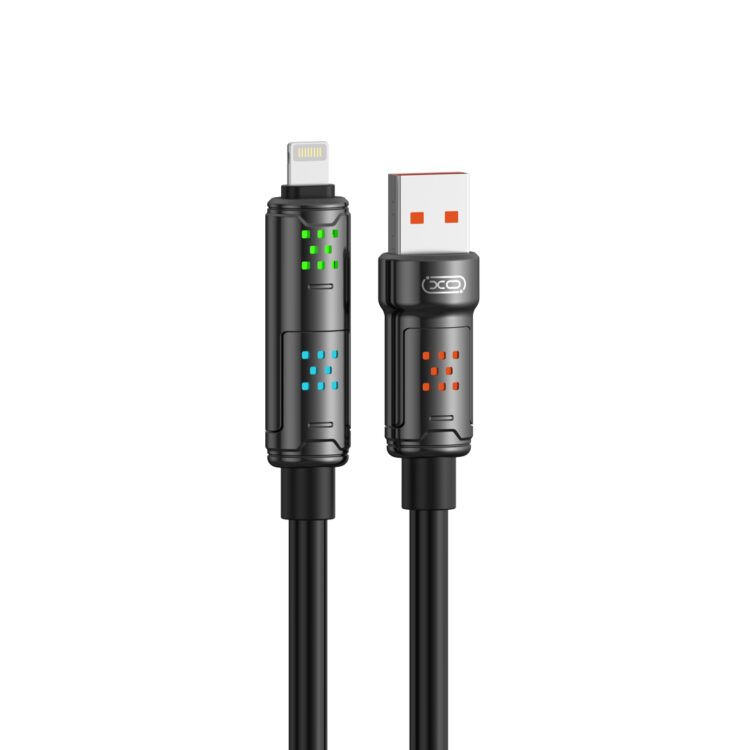 XO NB295 Καλώδιο Φόρτισης & Μεταφοράς Δεδομένων 4 σε 1 Μαύρο 1.2m