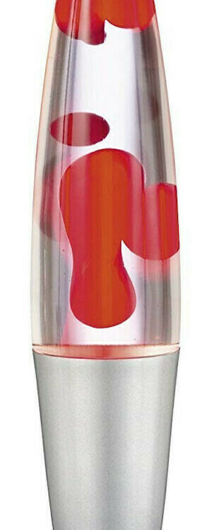 Διακοσμητικό Φωτιστικό LED Lava Lamp 11x11x41εκ. Κόκκινο