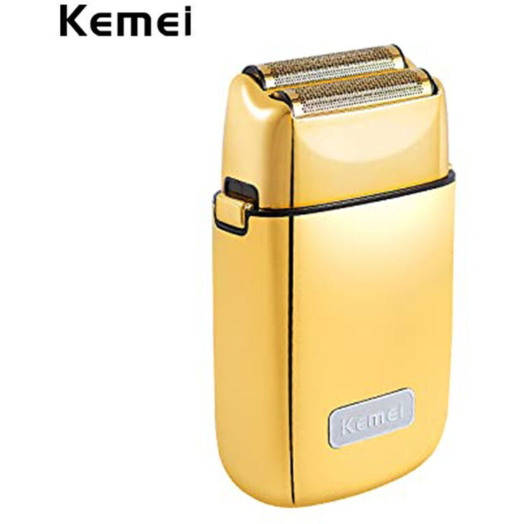 Kemei KM-TX1 Foil Ξυριστική Μηχανή Προσώπου Επαναφορτιζόμενη Χρυσή