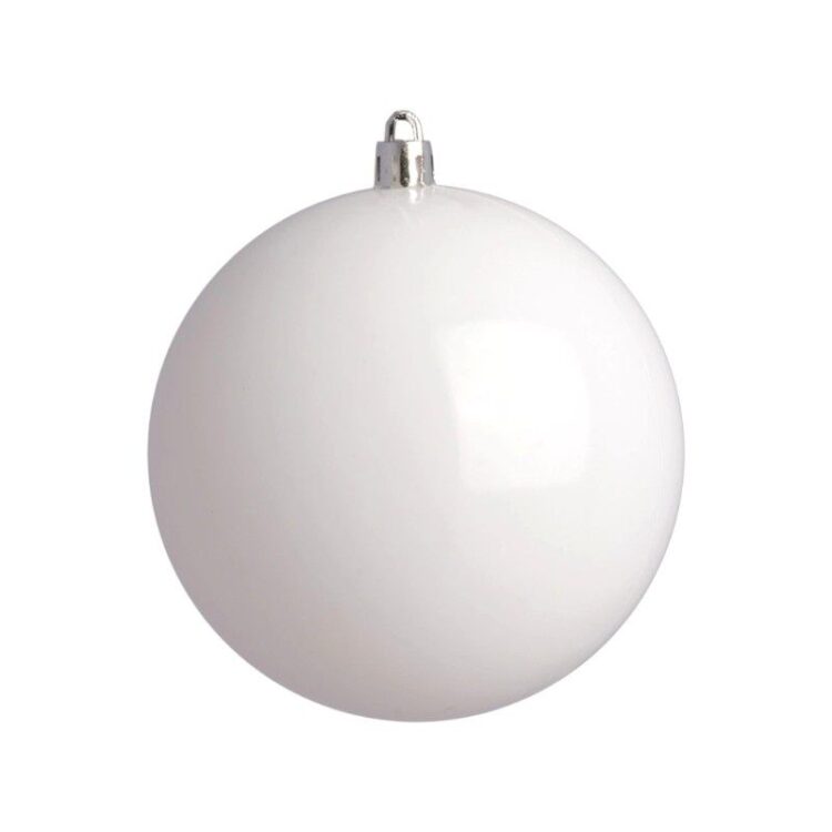 Χριστουγεννιάτικη μπάλα - 15cm - 1pc - 326147 - White