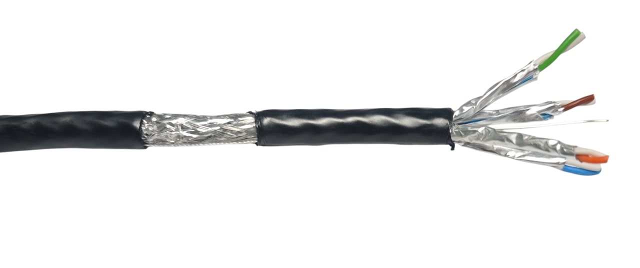 ATC-107 Στροφείο SFTP CAT7 CCA PVC Πορτοκαλί 100m - Image 2