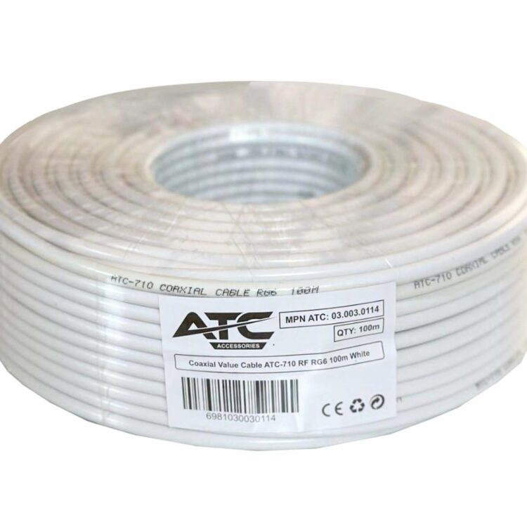ATC Στροφείο RF ATC-710 Value RG6 100m